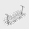 Wire storage slot table bottom plug board storage office wire sorting bottom wire storage desktop wire storage desktop wire management slot