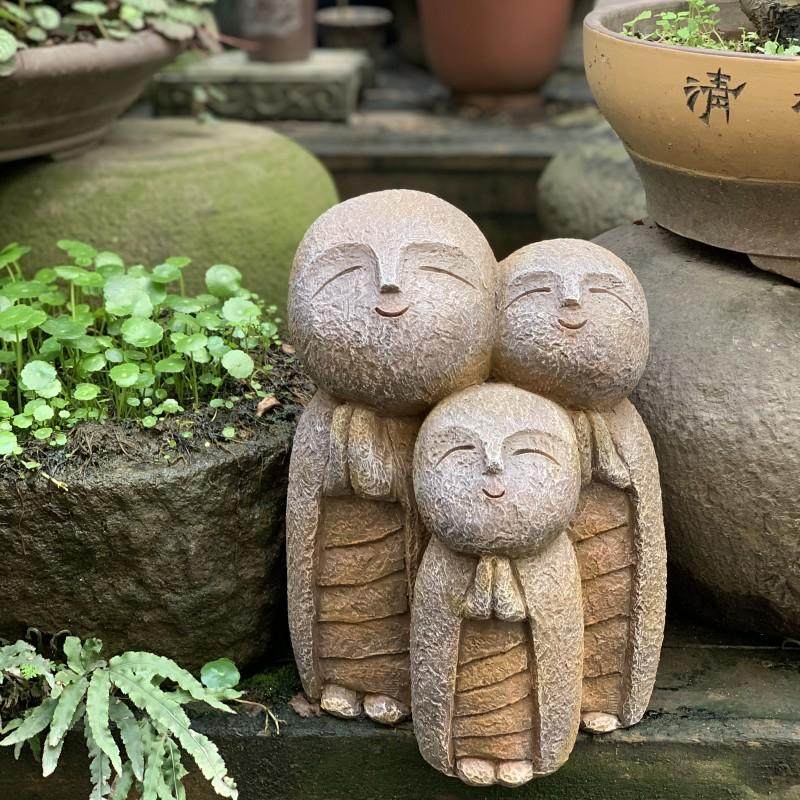 花园摆件中式大号沙弥小户外日式庭院阳台造景居装饰品,淘宝优惠券,粉丝福利购,淘宝优惠卷