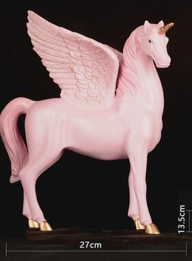 美式工艺品树脂马客厅玄关电视柜酒柜装饰品摆件现代简约家居创意