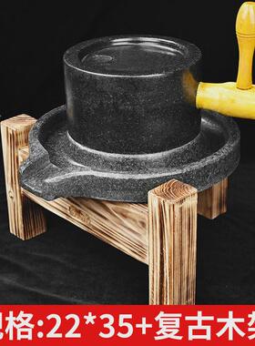 闽南小石磨家用手工石磨家用石磨盘小石磨家用豆腐机石磨豆浆迷你