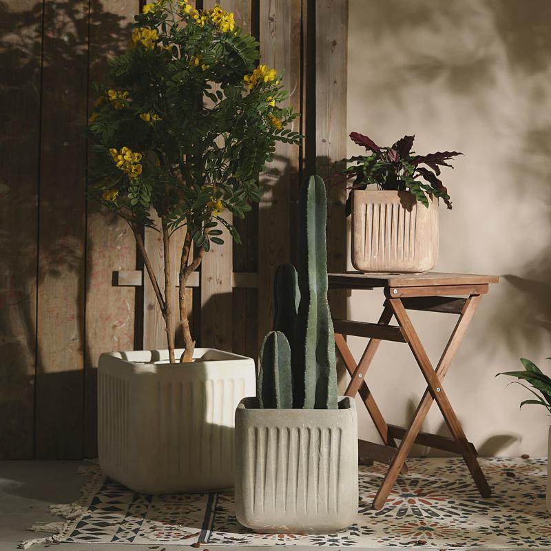 方形绿植种树花器大型仿水泥氧化镁泥花盆户外客厅摆设落地盆,淘宝优惠券,粉丝福利购,淘宝优惠卷