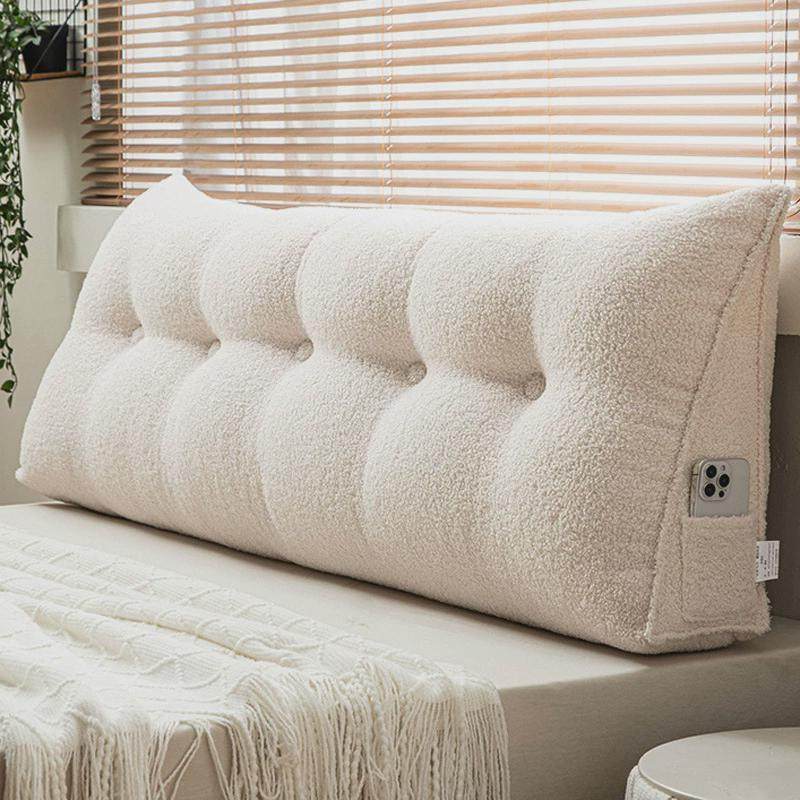 2024新款床头靠垫大靠背床上靠枕沙发榻榻米三角靠枕泰迪绒,淘宝优惠券,粉丝福利购,淘宝优惠卷