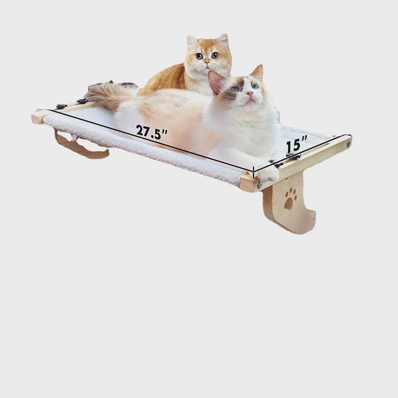 木质壁挂猫床悬挂式挂边猫吊床家用卧室窗边窗床猫窝客厅猫爬架子,淘宝优惠券,粉丝福利购,淘宝优惠卷
