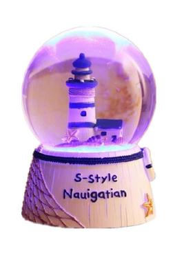 创意灯塔礼品水晶球音乐盒送朋友同学摆件闺蜜生日礼物男女朋友