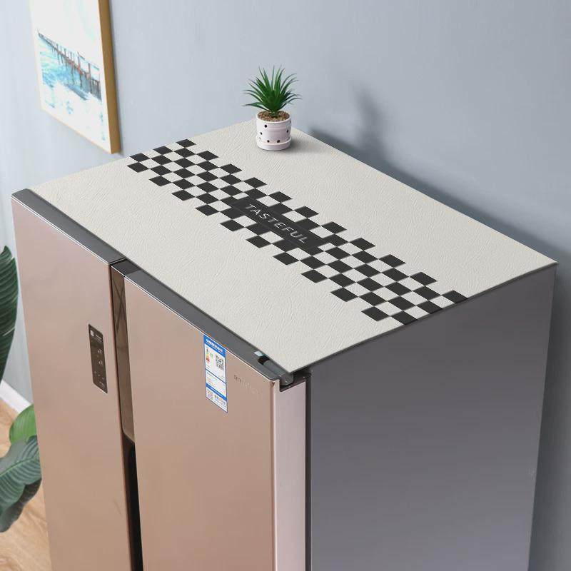 免洗防尘盖布皮革厨房防尘罩防水防油污桌垫微波炉洗衣机盖巾,淘宝优惠券,粉丝福利购,淘宝优惠卷