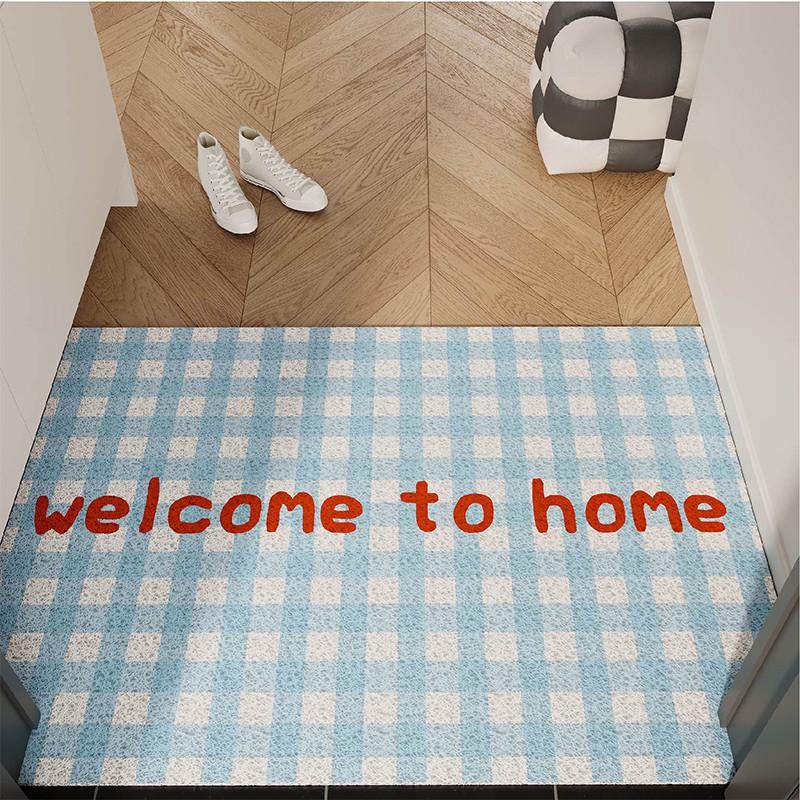 韩式小清新入户丝圈地垫防滑脚垫毯进门垫子玄关大门口可裁剪,淘宝优惠券,粉丝福利购,淘宝优惠卷