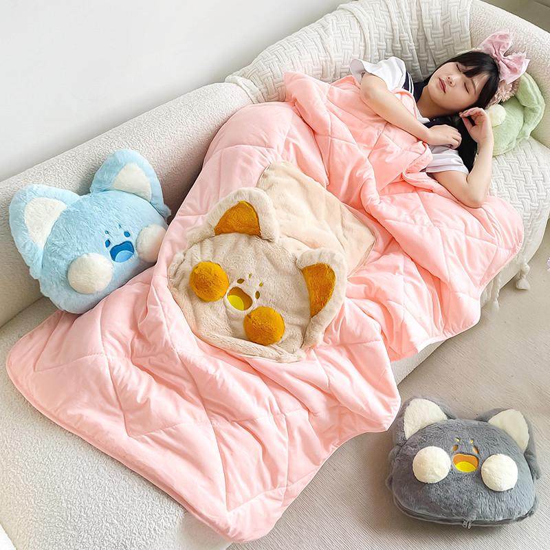 艾斯德嘟嘟猫抱枕被子两用沙发靠枕女生办公室午睡枕毯子二一,淘宝优惠券,粉丝福利购,淘宝优惠卷