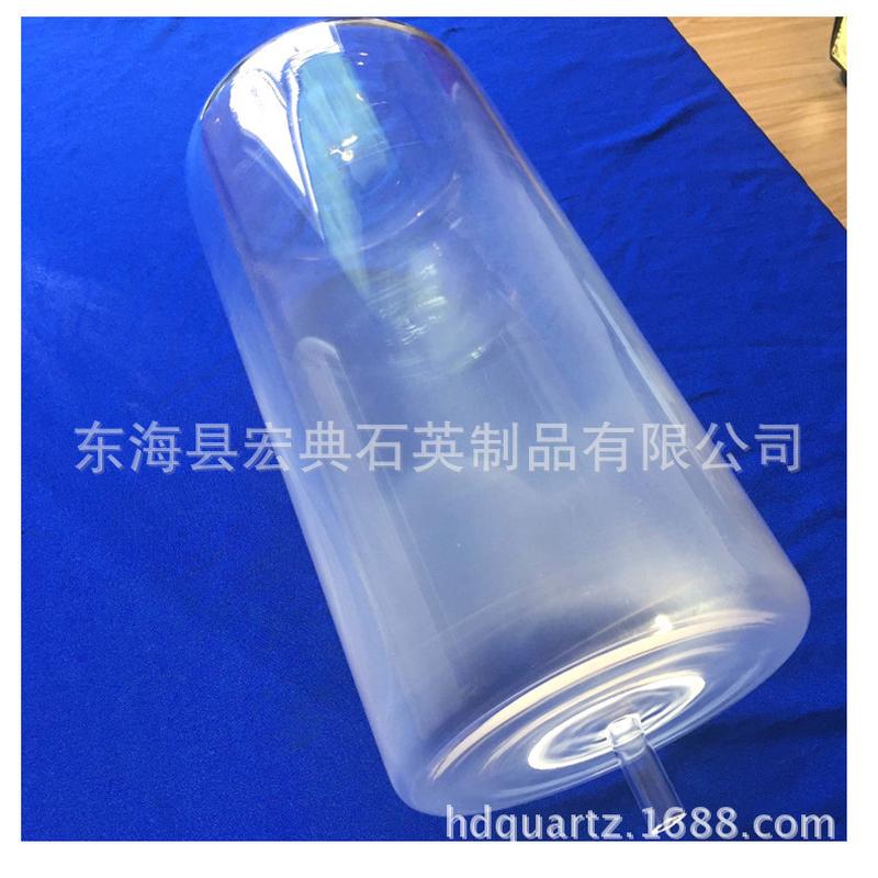 石英玻璃仪器石英方缸石英三口烧瓶石英三角烧杯烧瓶石英管250ml - 图0