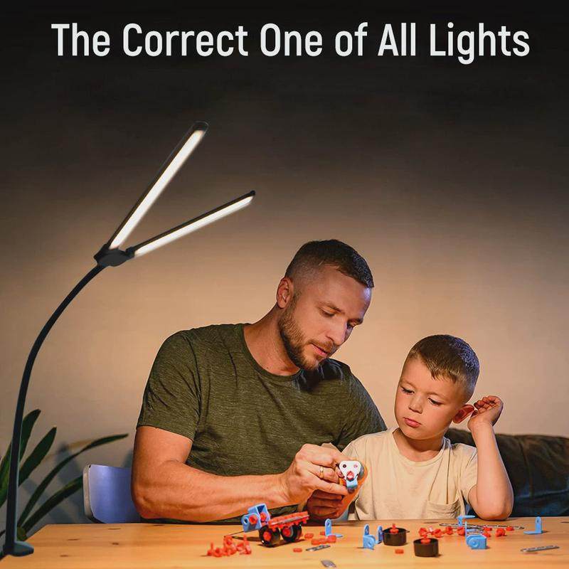 学习护眼台灯双头夹子灯led桌面学生宿舍台灯护眼学习灯电脑照明,淘宝优惠券,粉丝福利购,淘宝优惠卷