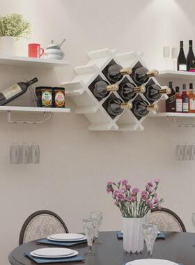 简约现代墙上餐厅悬挂式壁挂酒架红酒杯架倒挂客厅酒柜置物架酒架