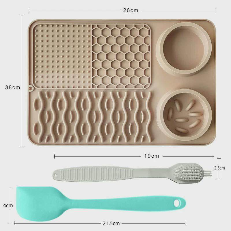 宠物多功能硅胶餐盘猫狗食具用品防滑防漏狗碗狗盆慢食舔缓食碗垫,淘宝优惠券,粉丝福利购,淘宝优惠卷