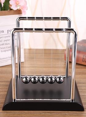 牛顿撞球碰碰球物理摆件非永动混沌摆休闲减压礼物学生学习用品