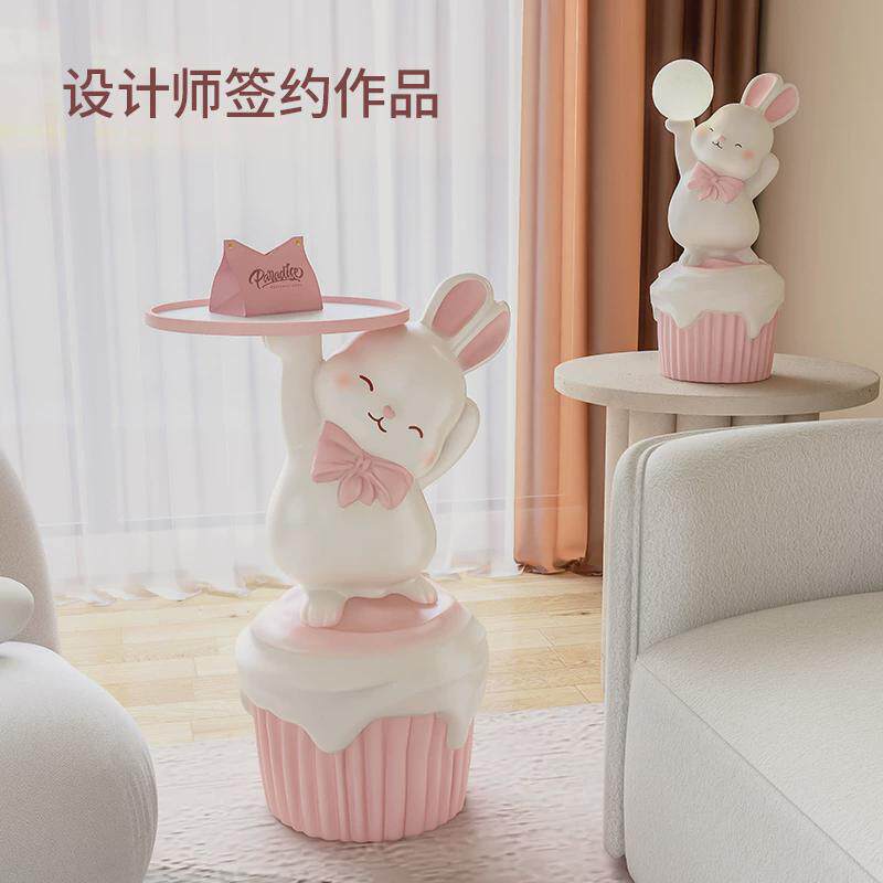 网红卡通兔落地摆件大型客厅电视柜沙发旁家居装饰品乔迁新居礼品,淘宝优惠券,粉丝福利购,淘宝优惠卷