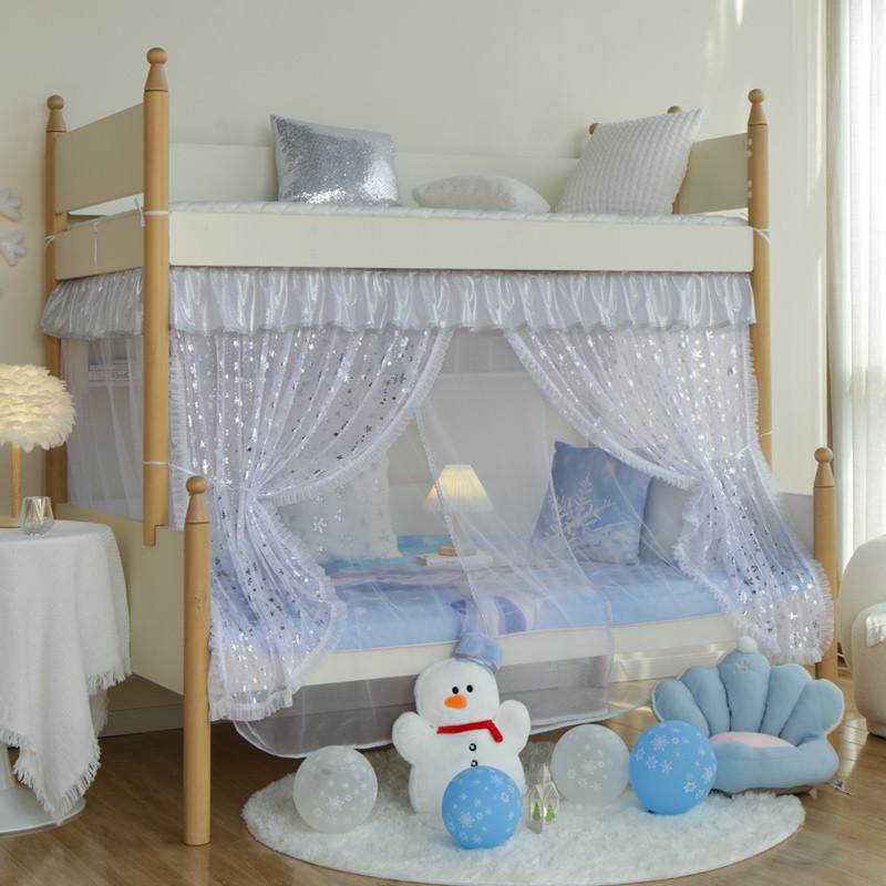 儿童上下床蚊帐 高低子母床公主披风蚊帐 女孩房上下铺双层床蚊帐,淘宝优惠券,粉丝福利购,淘宝优惠卷