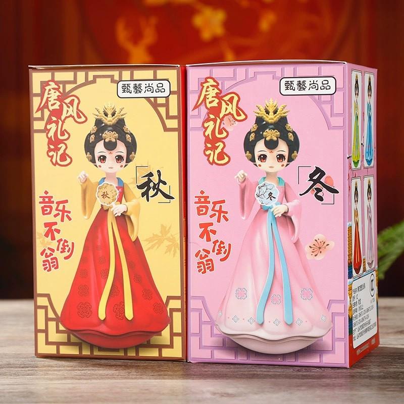 西安大唐不夜城音乐不倒翁小姐姐小哥哥摆件礼物不怕摔可摇动带声 - 图3