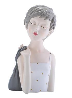 【】ins风时尚女孩北欧房间装饰工艺品新房布置家居树脂摆件