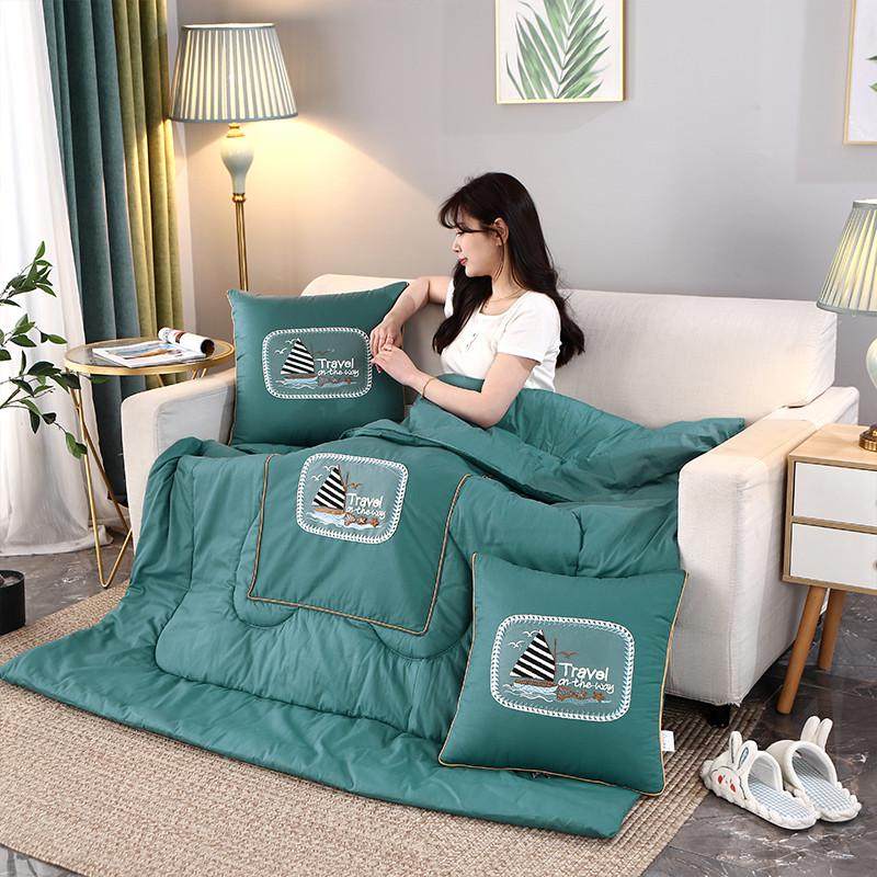 318川藏线必被加厚加大可以折叠抱枕被子二一纯棉空调被,淘宝优惠券,粉丝福利购,淘宝优惠卷