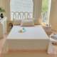 Pure cotton old coarse cloth bed sheet single piece 100 cotton three-piece set single cotton linen dormitory bed single pillowcase 2 floral