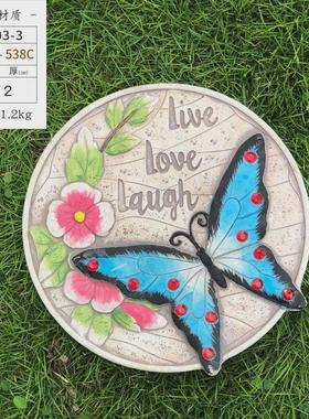 户外花园坪垫脚石别墅庭院装饰美陈摆件园林景观踏步石脚踏板