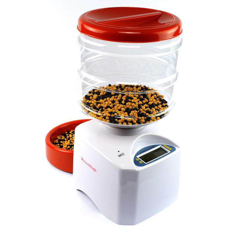 可视猫狗犬5l宠物自动喂食器可拆卸粮仓定时定量智能投食机喂食碗,淘宝优惠券,粉丝福利购,淘宝优惠卷