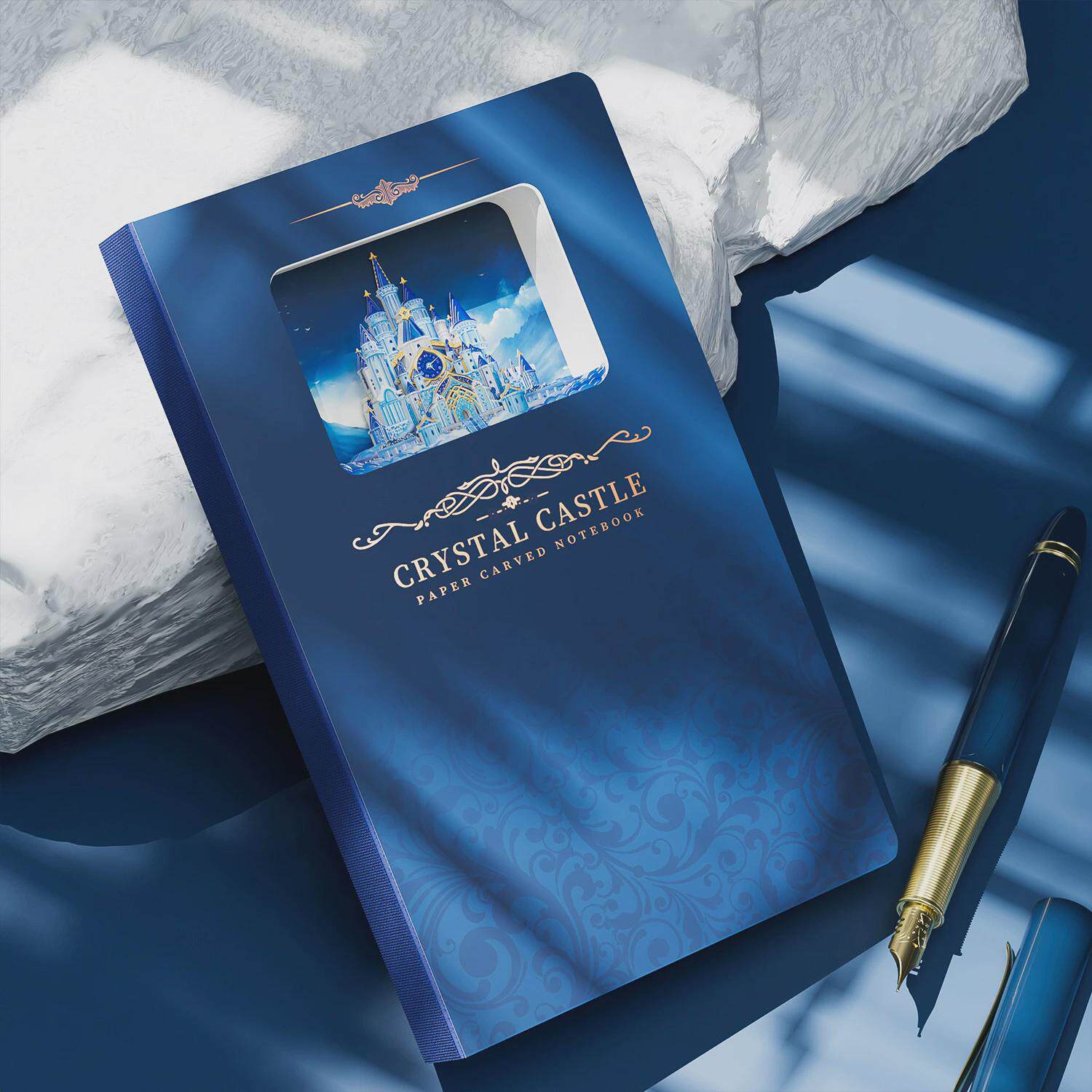 创意童话镇3d立体雕刻笔记本手账本纸雕本文创礼品盖章本企业礼品,淘宝优惠券,粉丝福利购,淘宝优惠卷