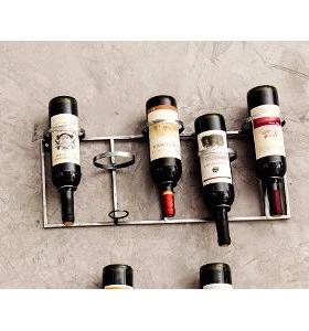 欧式创意复古酒架壁挂家用挂件墙上装饰品架铁艺红酒架壁饰咖啡厅