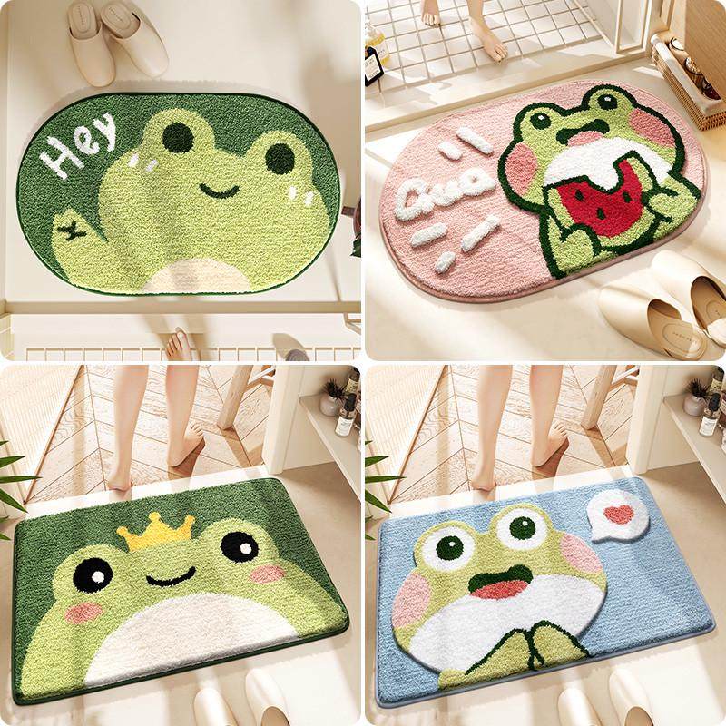 浴室门口吸水防滑地垫耐脏加厚植绒速干踩脚垫厕所卫生间专用门垫,淘宝优惠券,粉丝福利购,淘宝优惠卷