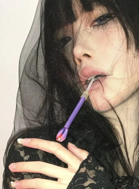 万圣节头纱暗黑系蕾丝花边面纱