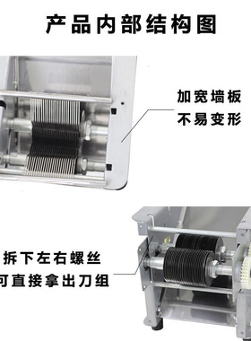 不锈钢小型商用家用电动切肉机全自动切肉片机肉丝肉条熟肉切片机