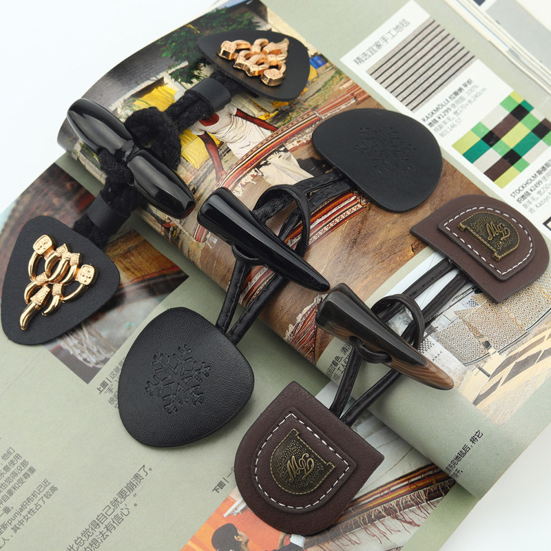 高档牛角扣子配件毛呢大衣扣皮对扣纽扣女外套扣风衣毛衣皮扣辅料,淘宝优惠券,粉丝福利购,淘宝优惠卷