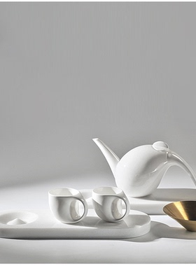 白陶骨瓷陶瓷茶具套装