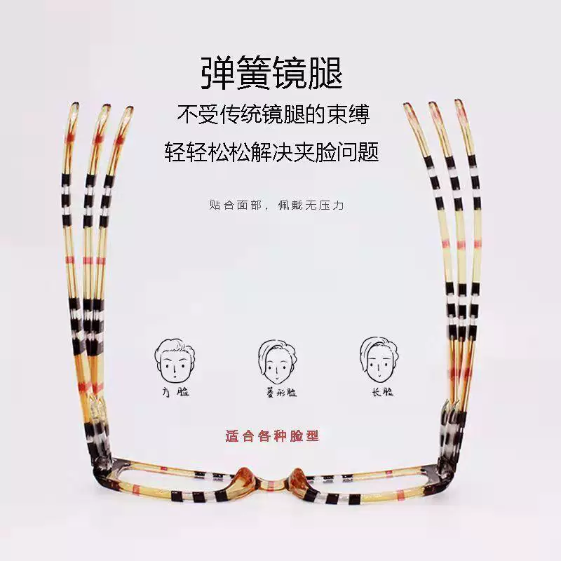 Брендовые модные комфортные ультралегкие очки для пожилых, западный стиль
