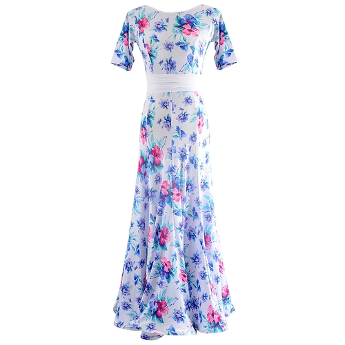 Иностранная танцевальная нация -Взгляд Malphy Dance Modern Dance Dance Long Elive Back High -Haisted Long Practic Plore W17051