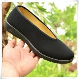 Черные слипоны, обувь, мягкая подошва, для среднего возраста, большого размера (46)