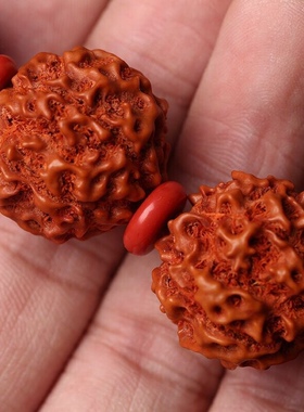 南红隔片保山凉山川料柿子红散珠垫片算盘珠DIY文玩配饰隔珠平替