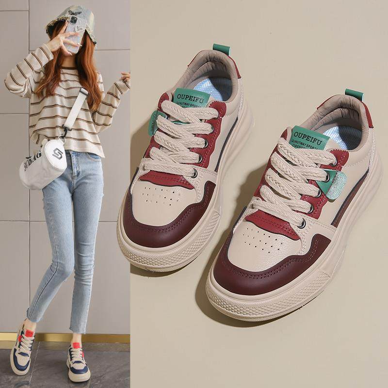 女鞋厚底配裙子运动板鞋女2025春夏新款显脚小白鞋34码软底不累脚,淘宝优惠券,粉丝福利购,淘宝优惠卷