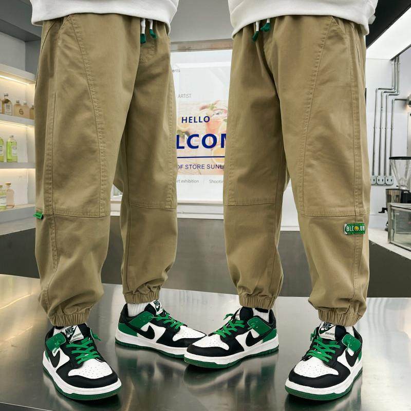 男童裤子秋冬2025新款冬季加绒儿童工装裤中大童男孩休闲裤一体绒,淘宝优惠券,粉丝福利购,淘宝优惠卷