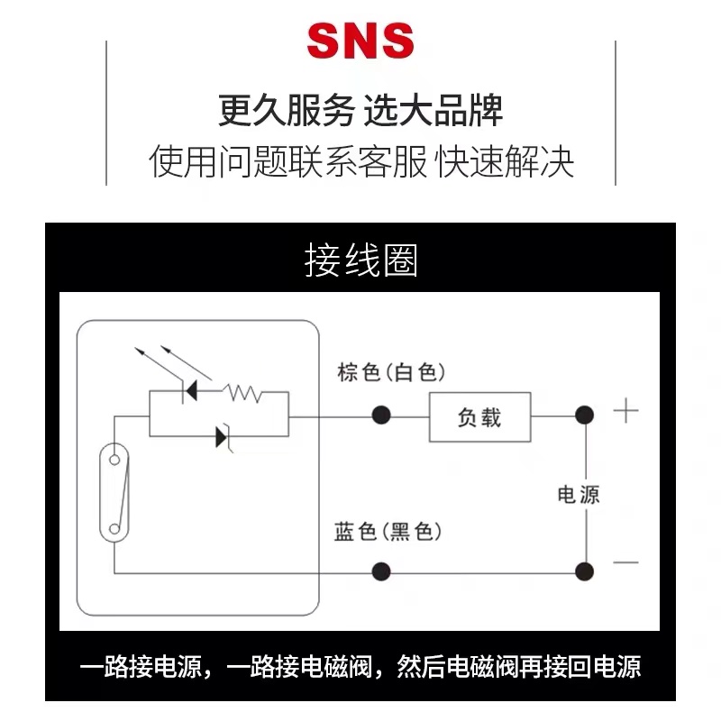 SNS神驰气动 磁性开关CS1-F/U/J/S/G/MD-Z73D-C73D-A93A-A73D-A54 - 图2