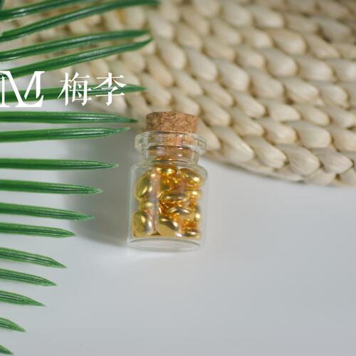 合金配饰玻璃瓶招财桌面办公桌家居装饰布置随身携带创意礼物摆件 - 图2