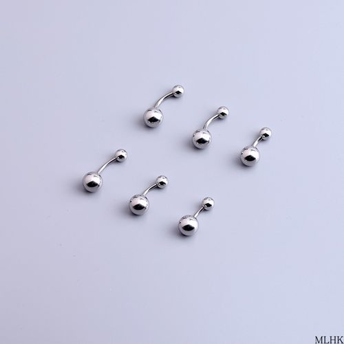 钛钢基础款 肚脐钉女 肚脐环 脐钉 欧美性感个性脐环 肚钉肚脐扣 - 图3