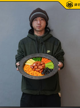 仿真排骨豆角焖面模型