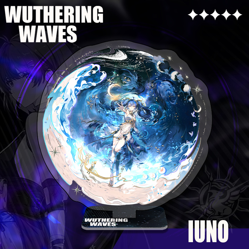 鸣潮场景立牌尤诺周边奥古斯塔同人立绘弗洛洛亚克力谷子官谷平替 - 图0