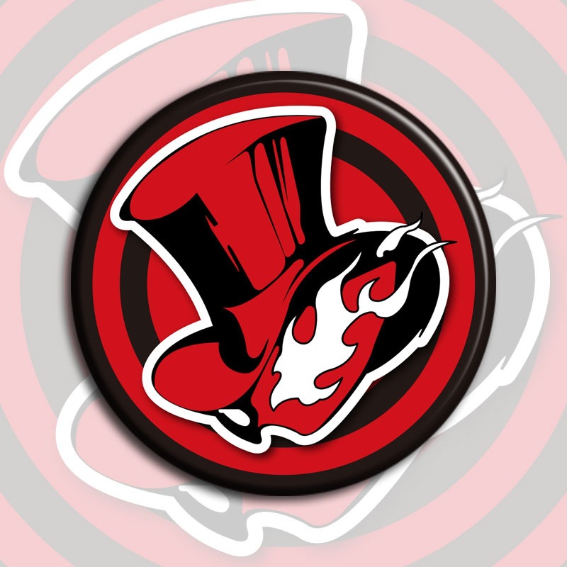 新款女神异闻录5吧唧joker雨宫莲同人周边徽章P5明智吾郎痛包挂件 - 图1