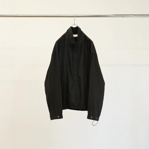 ANCELLM L/N pullover shirt 26SS 亚麻尼龙混纺套头抽绳衬衫 - 图3
