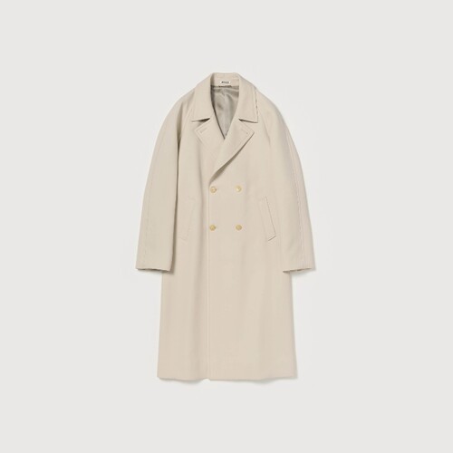 AURALEE TWISTED DOUBLE CLOTH COAT 25AW 精梳120羊毛双层布大衣 - 图2