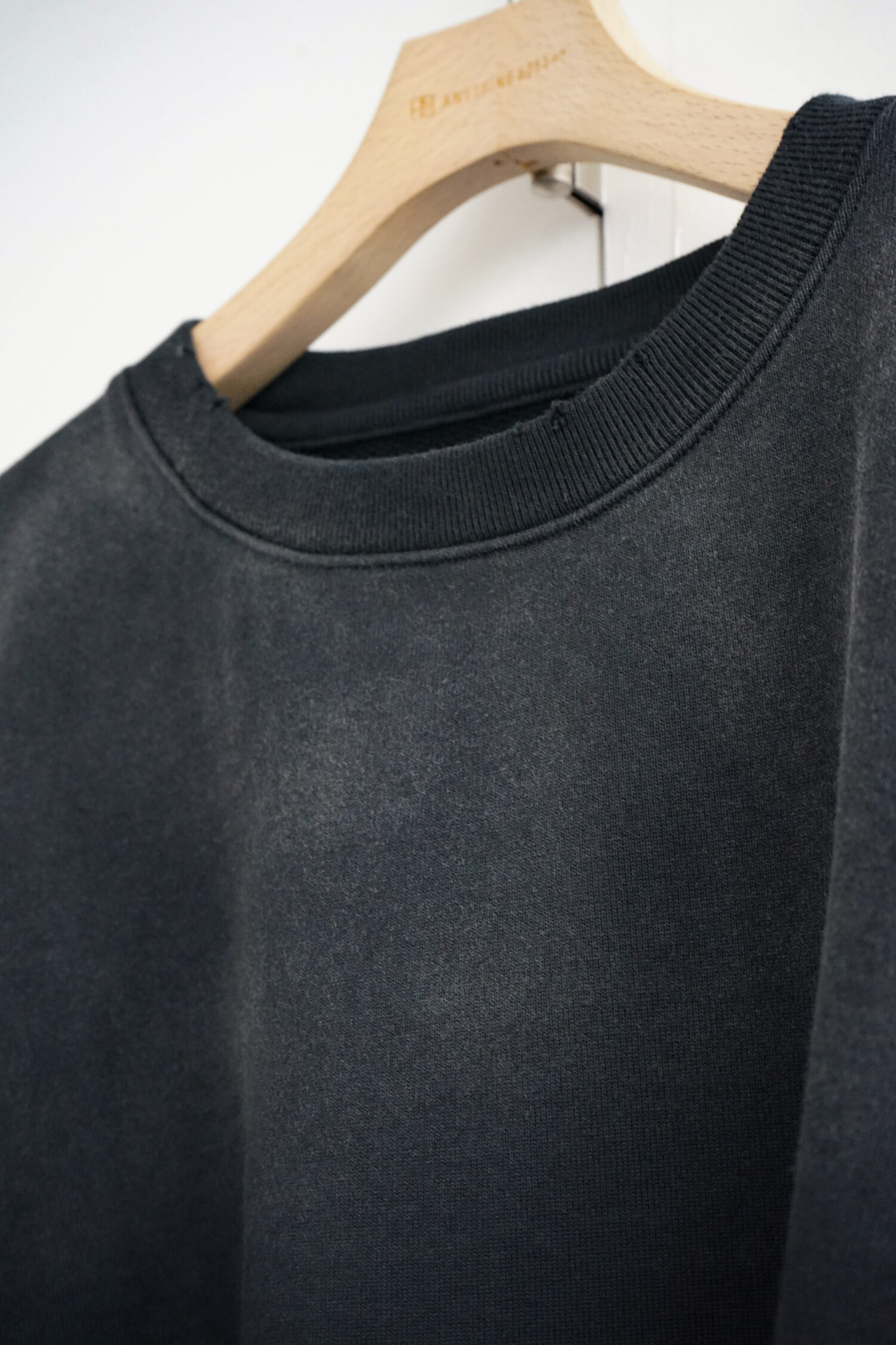 MARKAWARE HEAVY FLEECE HUGE SWEAT 24SS 限定做旧破坏圆领卫衣 - 图1