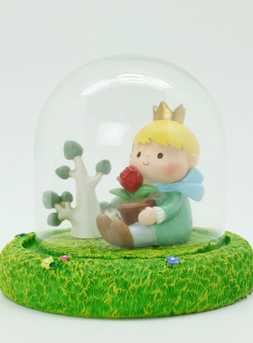 卡通小子树脂摆件创意家居桌面小摆件蛋糕烘焙装饰公仔生日礼物