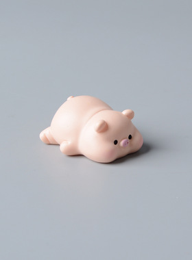 西瓜小猪可爱治愈系桌面车载汽车摆件办公室工位装饰品送女生解压