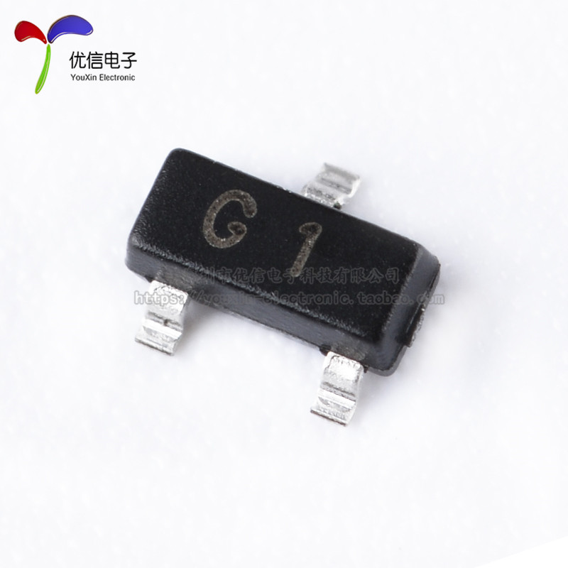 原装正品 MMBT5551 G1 SOT-23 NPN晶体管160V0.6A贴片三极管 20只-图0