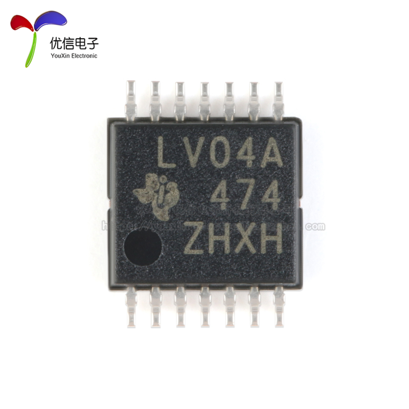 原装正品 SN74LV04APWR TSSOP-14 六路反相器 贴片逻辑芯片 - 图0